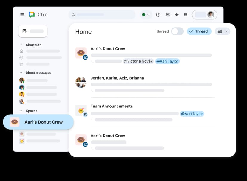 Seamless Teamwork in Dedicated Spaces