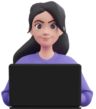 girl with laptop